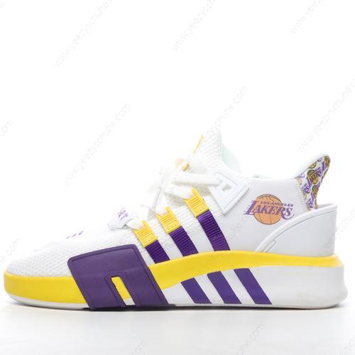 Herren/Damen Adidas EQT Basketball Adv V2 ‘Weiß Violett Gelb’
