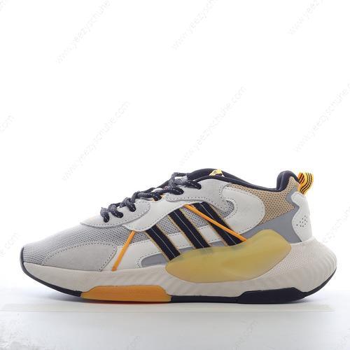 Herren/Damen Adidas High Tail ‘Schwarz Weiß Gelb Orange’ H05767