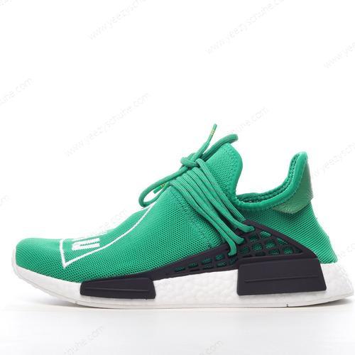 Herren/Damen Adidas NMD R1 Pharrell HU ‘Grün Grün Weiß’ BB0620