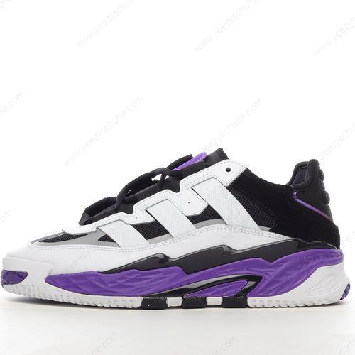 Herren/Damen Adidas Niteball ‘Violett Weiß Schwarz’