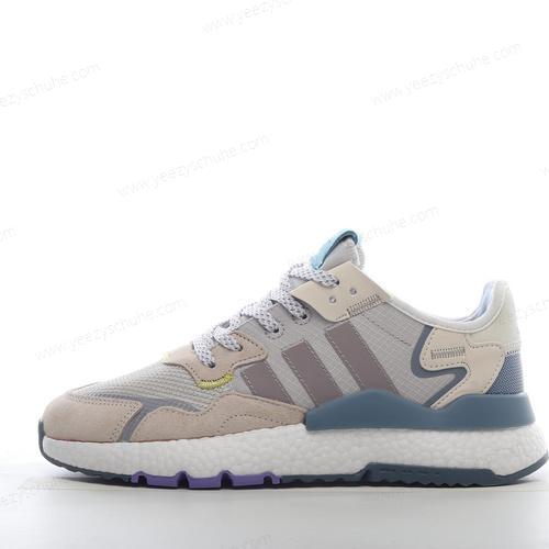 Herren/Damen Adidas Originals Nite Jogger ‘Grau Violett Weiß Blau’