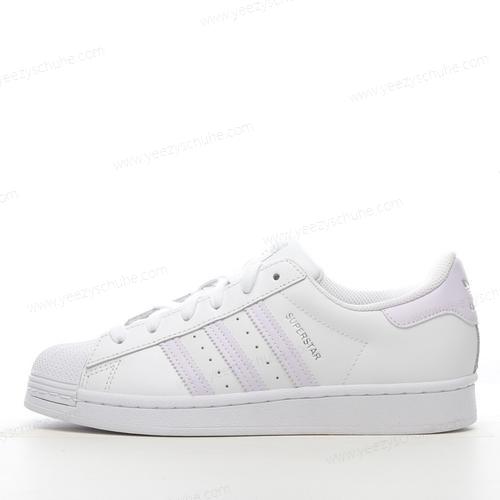 Herren/Damen Adidas Originals Superstar ‘Weiß Violett’ FV3374