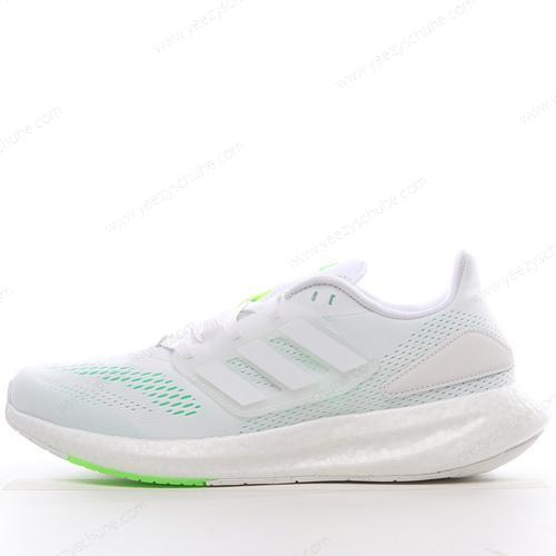 Herren/Damen Adidas Pureboost 22 ‘Weiß Grün’ GZ5175