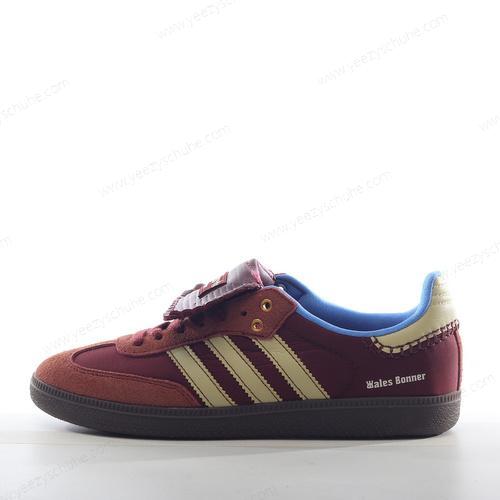Herren/Damen Adidas Samba Nylon Wales Bonner ‘Braun Blau Rot’ IE0579