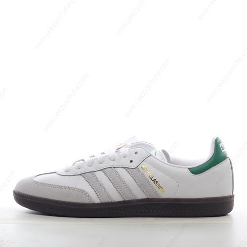 Herren/Damen Adidas Samba OG Kith Classics ‘Grau Weiß Grün’ FX5398
