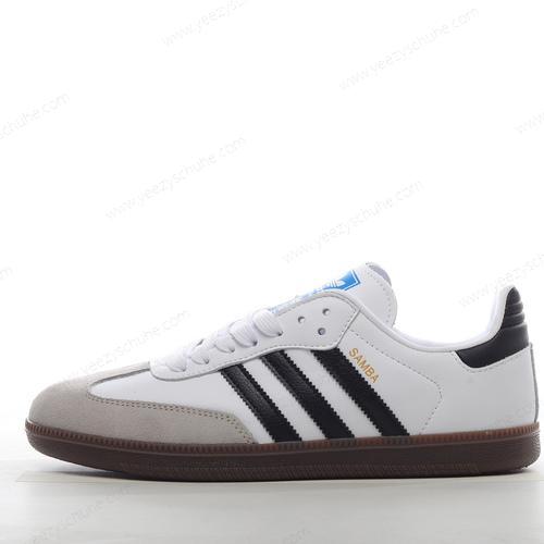 Herren/Damen Adidas Samba OG ‘Weiß Schwarz’ B75806