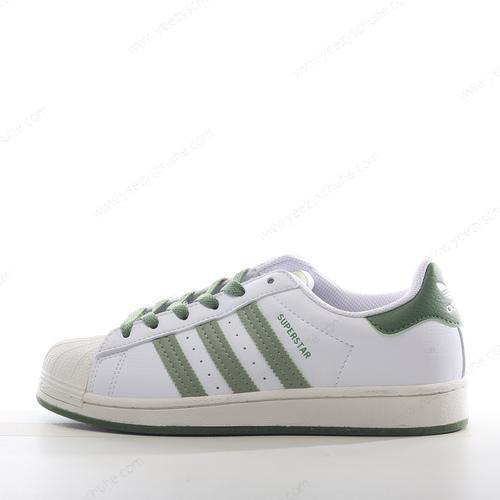 Herren/Damen Adidas Superstar ‘Weiß Grün’ CQ0678