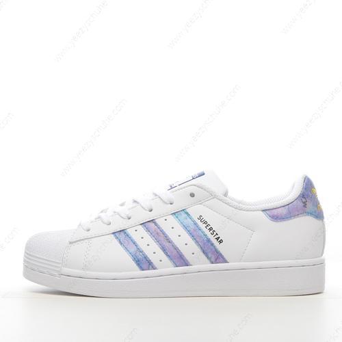 Herren/Damen Adidas Superstar ‘Weiß Violett’ CZ5217