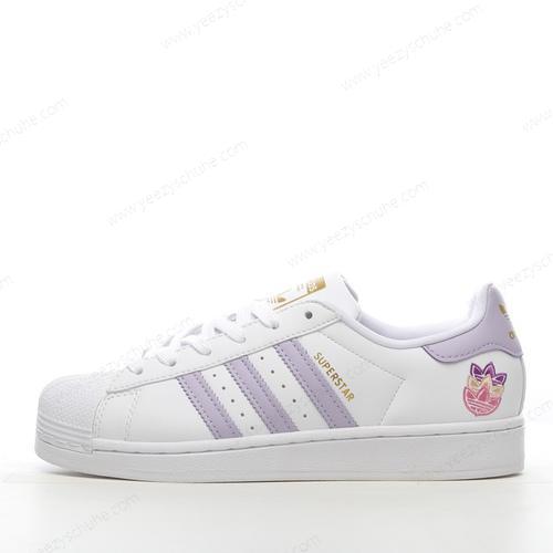 Herren/Damen Adidas Superstar ‘Weiß Violett’ GZ8143