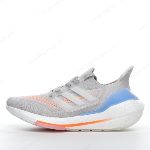 Herren/Damen Adidas Ultra boost 21 ‘Grau Blau Orange Weiß’ FY0396