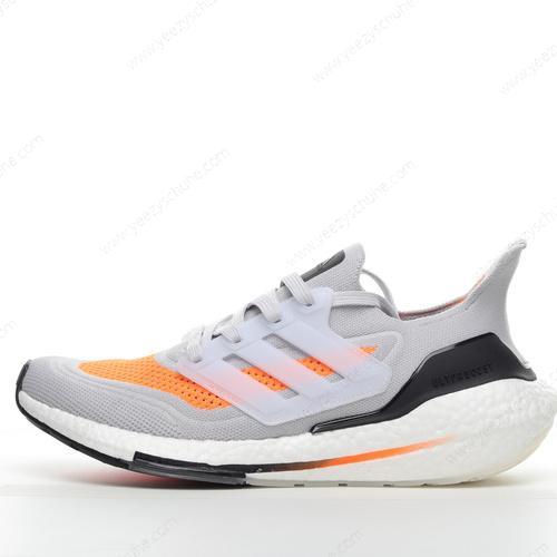 Herren/Damen Adidas Ultra boost 21 ‘Grau Schwarz Orange’ FY5391