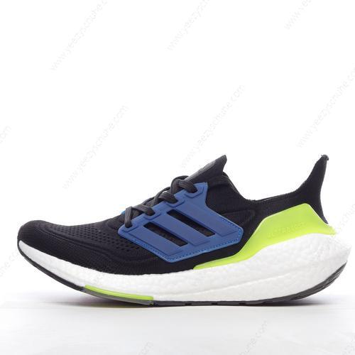 Herren/Damen Adidas Ultra boost 21 ‘Schwarz Grün Blau Weiß’ FY0568
