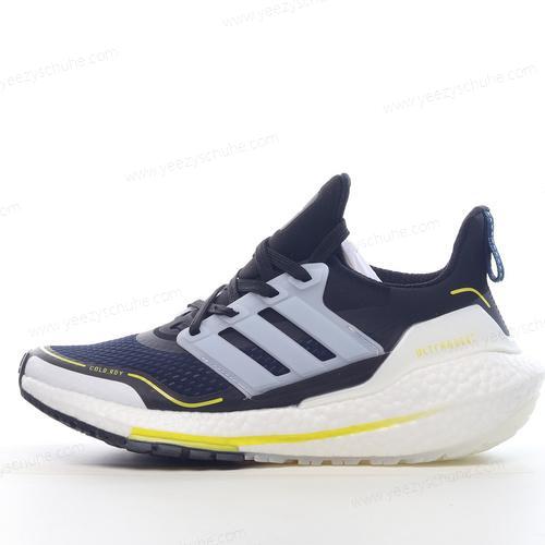 Herren/Damen Adidas Ultra boost 21 ‘Weiß Gelb Blau’ S23893