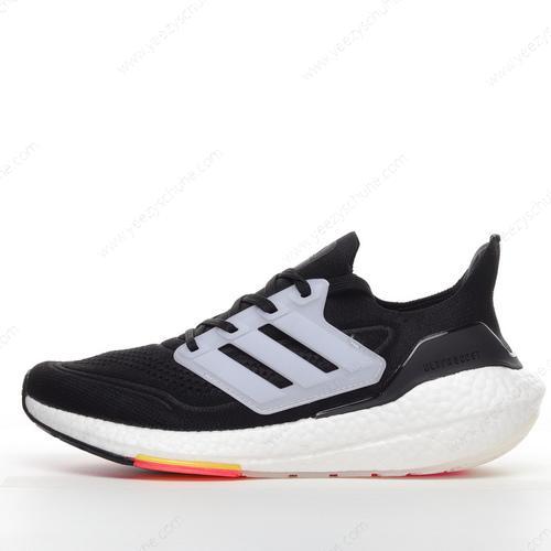 Herren/Damen Adidas Ultra boost 21 ‘Weiß Schwarz Orange’ FY0380